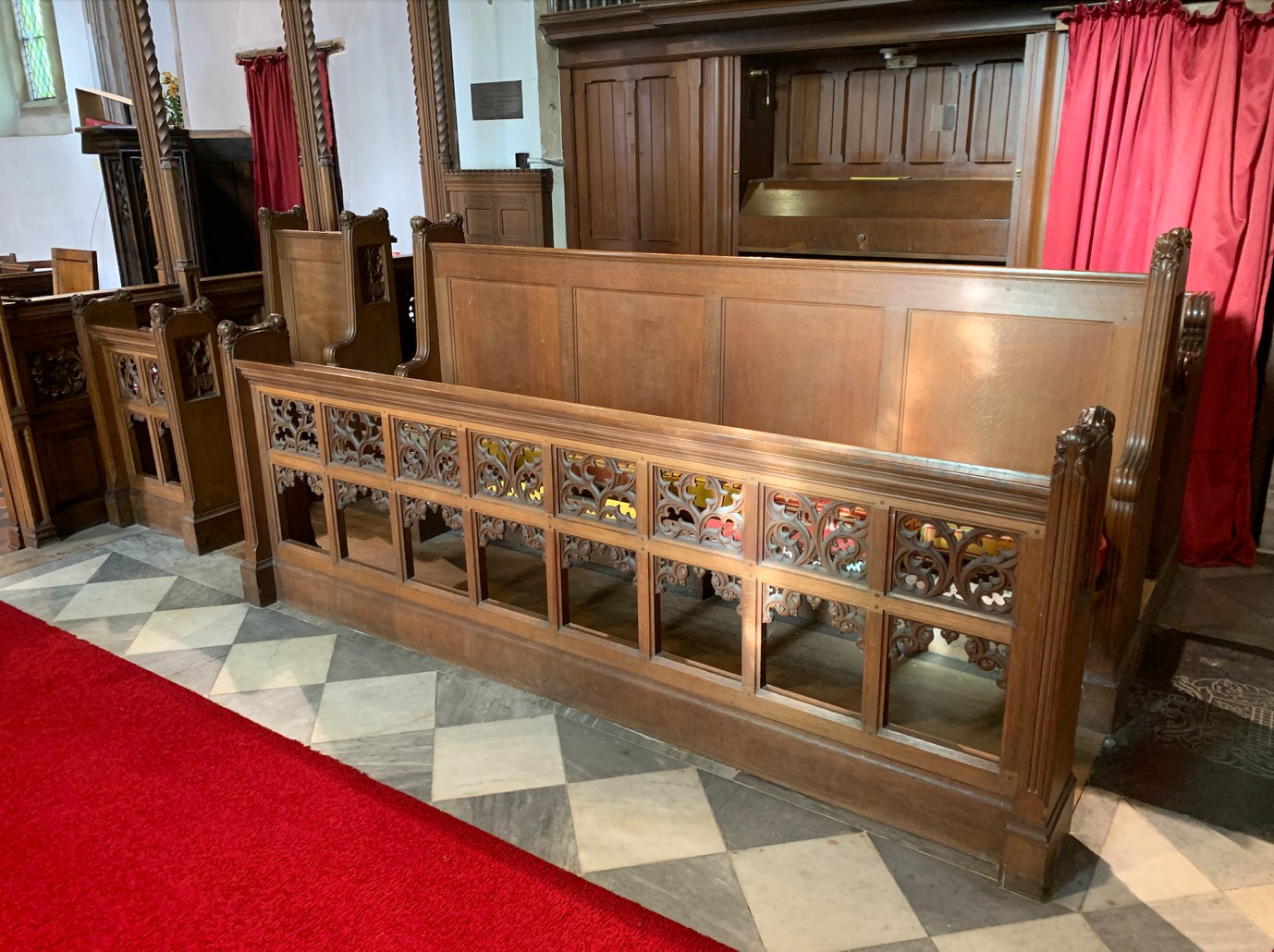 Clergy and choir stalls